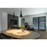 LALU®, pendant light, Led Base, Mix&Match, 150cm, 9.5W, 3000K, PHASE, bronze