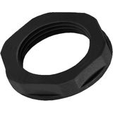 NTPA-M32B zwart  Kunststof contramoer metrisch