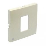 COV PLAT F/SINGLE RJ45 COMP SOCKETS GOLDEN