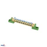 TERMINAL BLOCK ON FLAT ISULATORS 8x12 GREEN