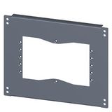 SIVACON, floor, with cut-outs for flanges, IPXX, D: 400 mm, W: 400 mm