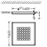 Recessed luminaires Creavo C Lens White ETDD 42W 7000lm Wide reduced glare UGR19 (W19) IK03 3 SDCM 7617751