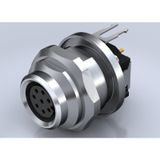 Built-in plugs, M8, Mounting thread: M 12, Number of poles: 8, Strand / cable length: