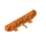 End plate, RS 100  orange, End plate both sides, Width: 27.2 mm
