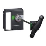 Rotary handle for EasyPact CVS800-1600, black, extended mounting
