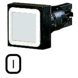 Q25DR-WS Pushbutton, white, maintained