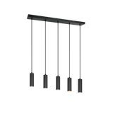 Soka pendant 5-pc GU10 matt black