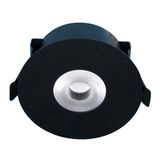 Recessed spotlight MODUS PARD700, LED 830, narrow  beam 35°, black, IP40, DALI