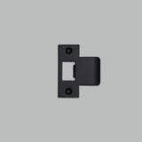 STRIKE PLATE KIT / T SHAPED / 60 MM DOOR / BLACK