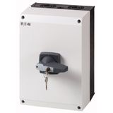 DMM-125/3/I5/C-G Switch-disconnector, DMM, 125 A, 3 pole, with grey knob, cylinder lock, in CI-K5 enclosure