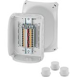 Cable box IP66 BM5, 0.5-10 mm², 5p Plug-in terminal, input M25/32/40 Gray (DK 1610 P)