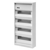 SURFACE MOUNTING ENCLOSURE - GERMAN STANDARD -WITH TERMINAL BLOCK - 48 (12X4) MODULES - IP30