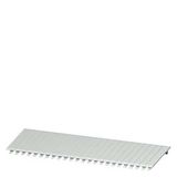 Blanking strip 12 MW gray with increased flame protection for SIMBOX
