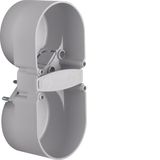 Contact protection box 2gang, Integro module inserts, grey