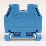 Allen-Bradley, 1492-W IEC Terminal Block, Space-Saver Feed-Through Blocks, 10 mm (# 22 AWG - # 8 AWG), Single-circuit terminal block, White,