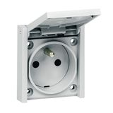 SOCKET 2P+T IP44 FOR PANEL