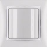 Light signal frame, S.1, p. white, matt, plastic