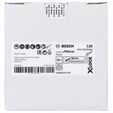 X-LOCK Fibre sanding discs, Ø115mm, G 120, R444, Expert for Metal, 1pcs