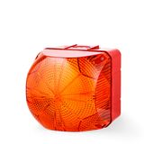 LED square steady/flashing light orange, 230-240VAC