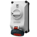 Wallm. Recept. DUO 32A4P6h 400V IP67
