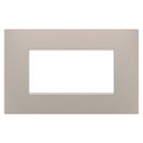 EGO PLATE - IN TECHNOPOLYMER - 4 MODULES - DARK SAND - CHORUSMART