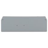 End and Intermediate Plate oversized 2mm gray