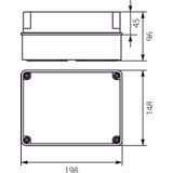 OH-3B.1 Hermetic housing with rail