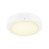 OUTDOOR BULKHEAD V 360, SENSOR 20W 830/840/856 IP65 IK10, wh