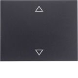 Rocker imprinted arrows symbol, K.1, ant. matt, lacq.