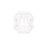 Double 2-pole switch, (module), 16AX, Screw, cream white/electro white