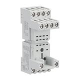 Pluggable socket CR-M4SS for 2/4CO relays