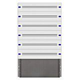Combination Distributor Modular chassis 640mm 24HU, complete