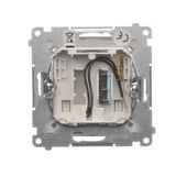 Single key for switches and electronic controllers, Bronze matt, metalic