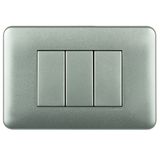 FRAME 3 MOD F/ ADAPTER 3 MOD ALUMINIUM