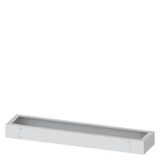 ALPHA, base, H: 100 mm, W: 1050 mm, D: 250 mm, RAL 7035