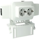 AK2-S/GZ/WAK 3p, double socket cover 