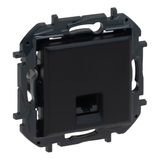 RJ45 SOCKET NILOE STEP CATEGORY 6 UTP BLACK