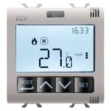 THERMOSTAT WITH HUMIDITY MANAGEMENT - KNX - 2 MODULES - NATURAL BEIGE - CHORUS