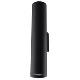 WALL LAMP LAGOS 2 BLACK GU10 2X40W IP20