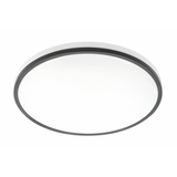 LED luminaire TULA, 24 W, 1680 lm, 4000K, AC180-250V, PF>0.5, IP44, Ø350 mm, black