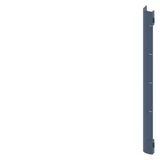 Cover control cable duct titanium gray