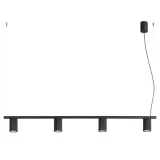 Chandelier KARBON 4 black