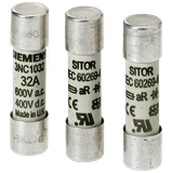 Cylindrical fuse 10x38 mm 2 A gR 1100 V DC IEC / 1250 V DC UL / T