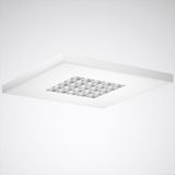 Surface-mounted luminaire Creavo D Lens White ETDD 29W 4200lm Emergency light Wide reduced glare UGR19 (W19) 3 SDCM