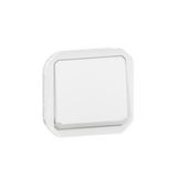 PLEXO DOUBLE POLE SWITCH - WHITE - MECHANISM
