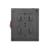 Bell Button, Push In system, (module), Simon 24, IP20/IP44, 10AX, 10A, black matt