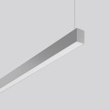 LESS IS MORE 27, 51 W, 3450 lm, 840, silver, on/off Pendant luminaires