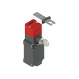 Safety switch with lock and separate actuator