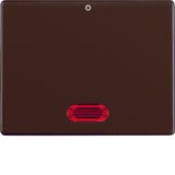 Rocker imprint "0", redlens , arsys, brown glossy