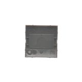 Double two way switch with LED indicator light without pictogram, (module), 10AX, Screw, black matt